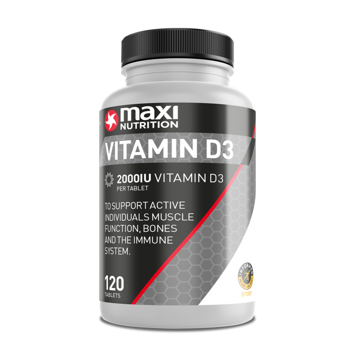 Vitamin D3 2000IU 120 Tablets - MaxiNutrition